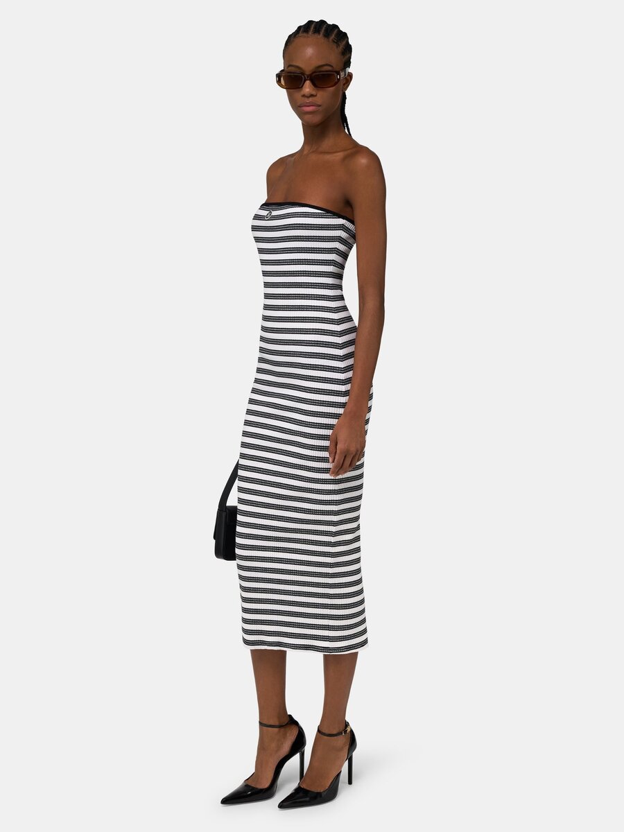 MA-MAXIKLEID MIT STREIFEN FÜR DAMEN