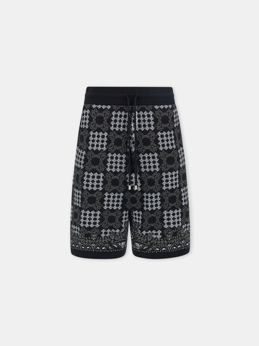 MA QUAD CHECK MESH KNIT SHORT
