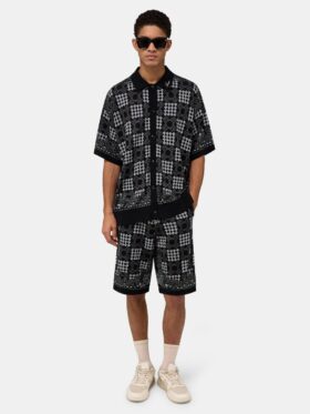 MA QUAD CHECK MESH-STRICKHEMD