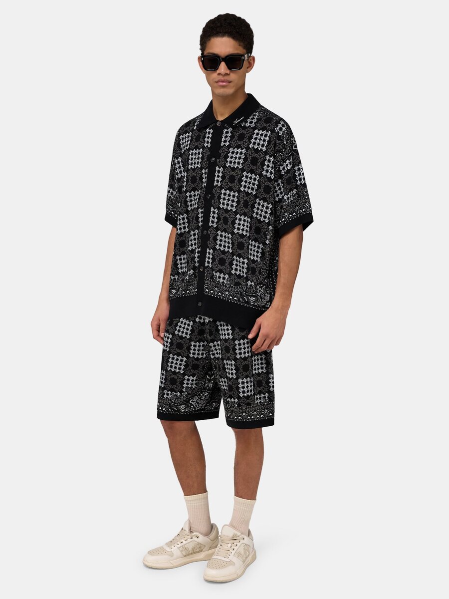 MA QUAD CHECK MESH-STRICKHEMD