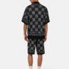 MA QUAD CHECK MESH KNIT SHORT