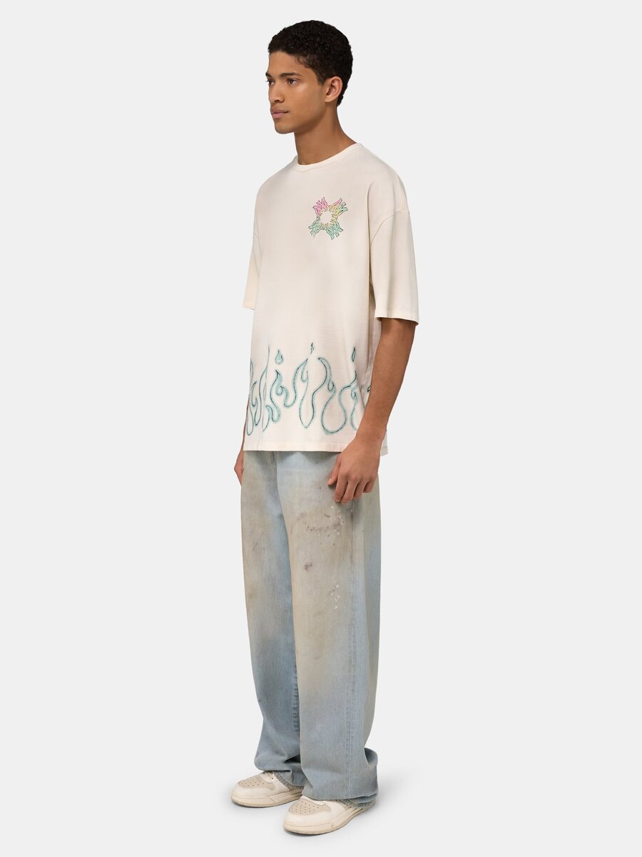 MA QUAD FLAMES OVERSIZED T-SHIRT