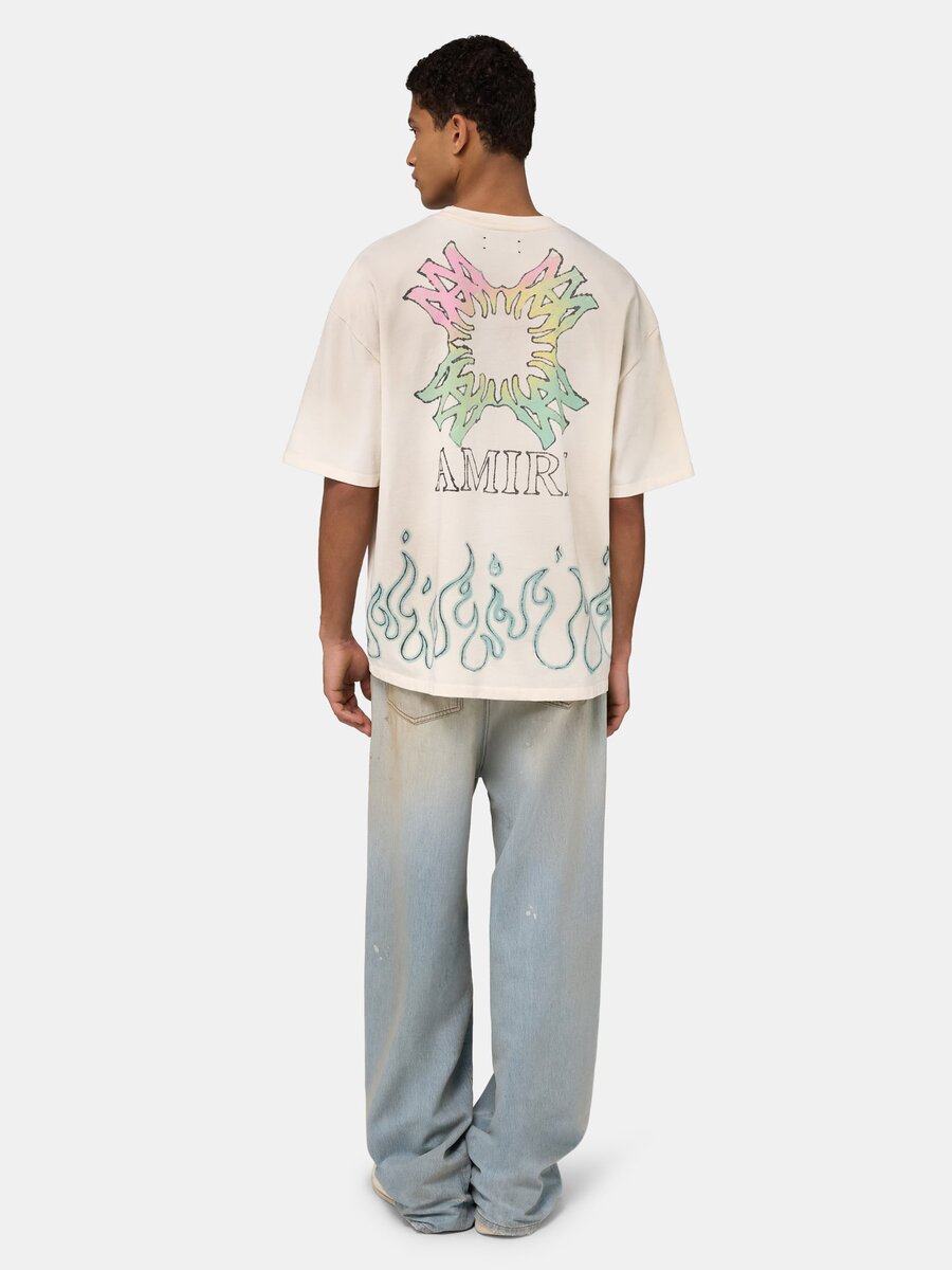 MA QUAD FLAMES OVERSIZED T-SHIRT