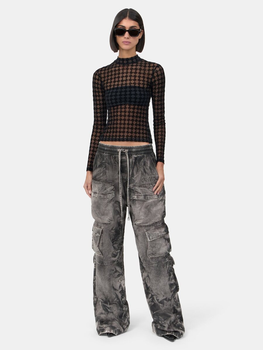 MA QUAD FLOCKED OBERTILT FÜR DAMEN