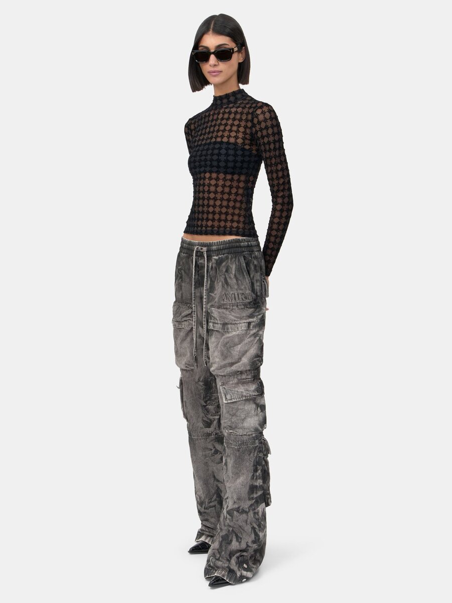 MA QUAD FLOCKED OBERTILT FÜR DAMEN