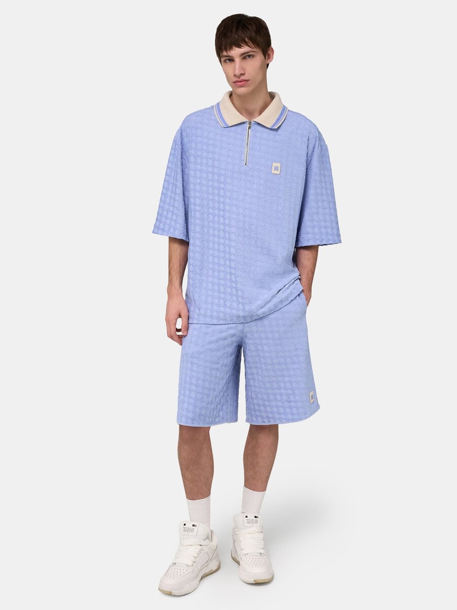 MA QUAD ZIP TOWELING POLO