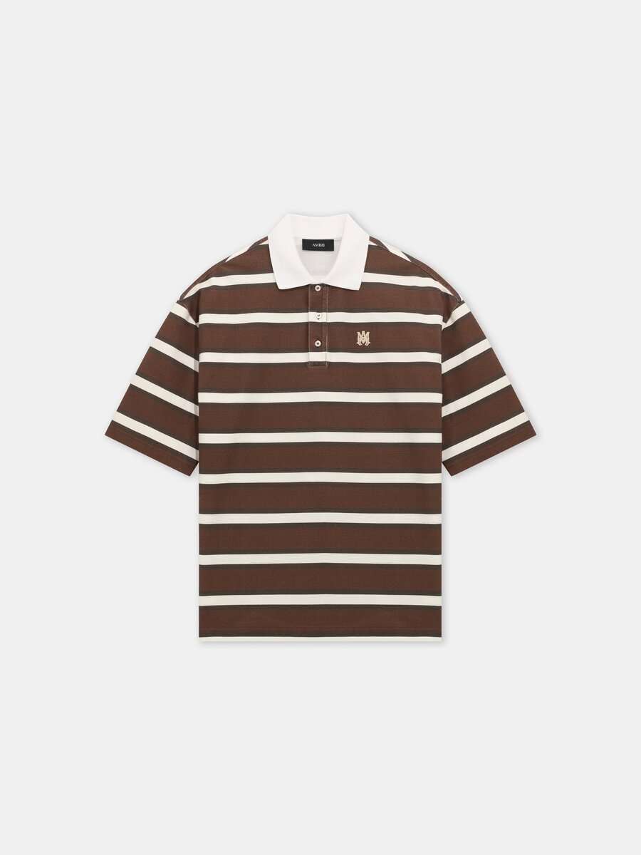 MA STRIPED OVERSIZED POLO