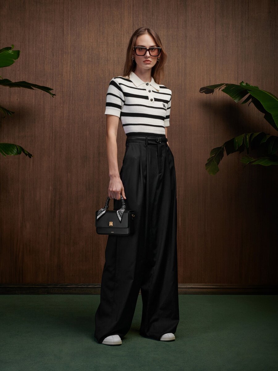 MA Striped Polo für Damen