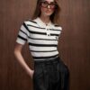 MA Striped Polo für Damen