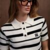 MA Striped Polo für Damen