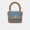 MICRO MA AUS DENIM-WILDLEDER FÜR DAMEN