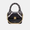 MICRO MA-TASCHE FÜR DAMEN MIT KROKODILPRÄGUNG