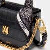 MICRO MA-TASCHE FÜR DAMEN MIT KROKODILPRÄGUNG