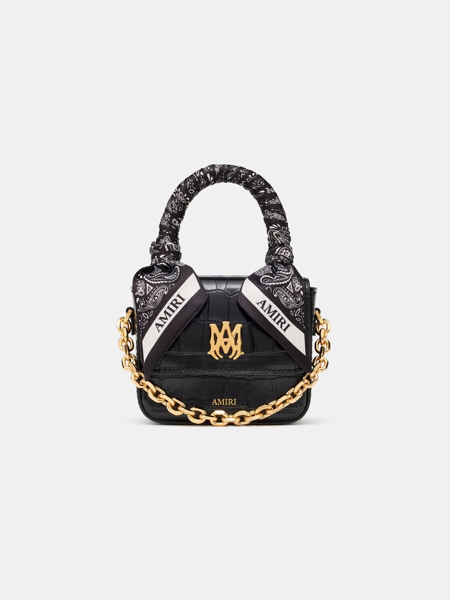 NANO MA-TASCHE FÜR DAMEN MIT KROKODILPRÄGUNG