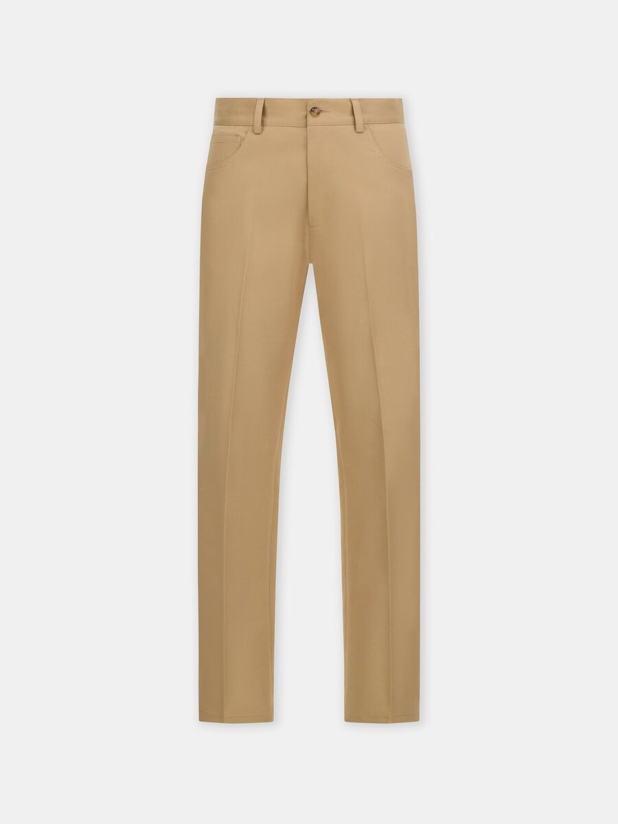 TWILL-HOSE MIT BOOTCUT