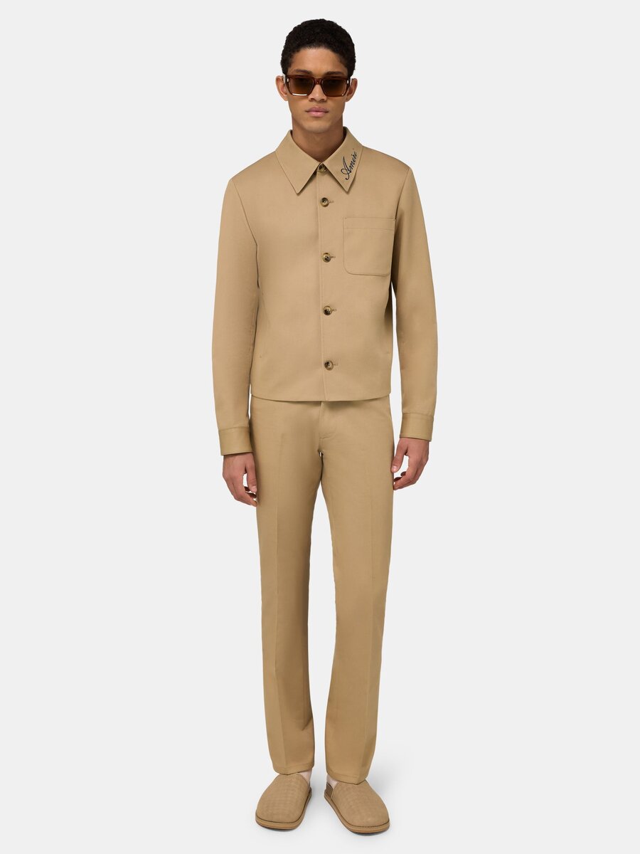 TWILL-HOSE MIT BOOTCUT