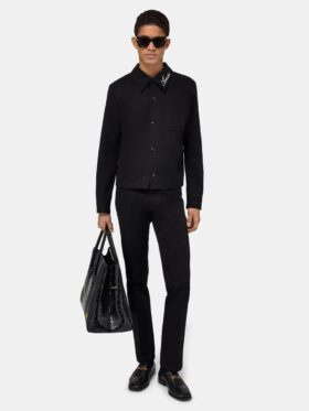 TWILL-HOSE MIT BOOTCUT