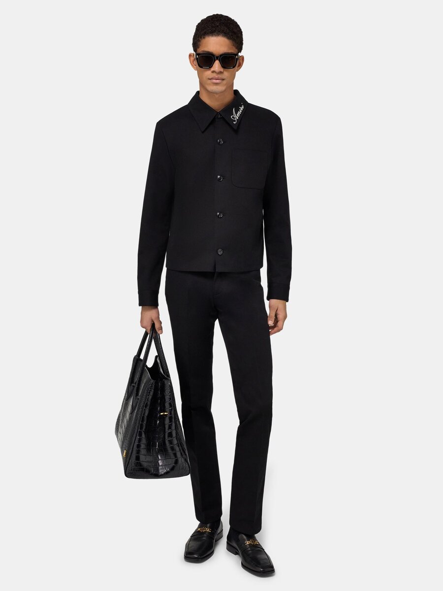TWILL-HOSE MIT BOOTCUT