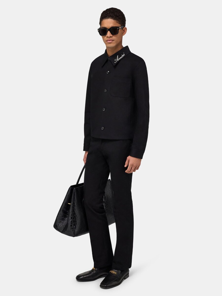 TWILL-HOSE MIT BOOTCUT