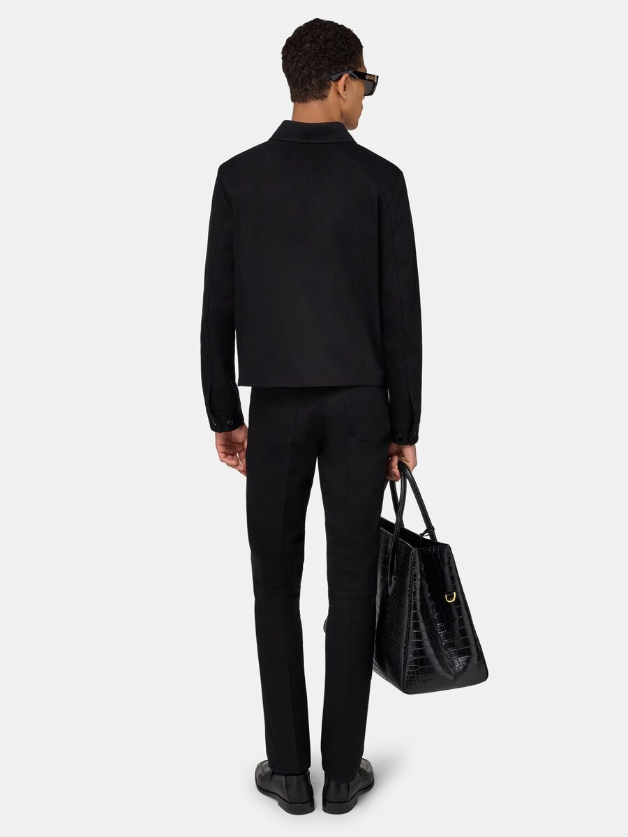 TWILL-HOSE MIT BOOTCUT