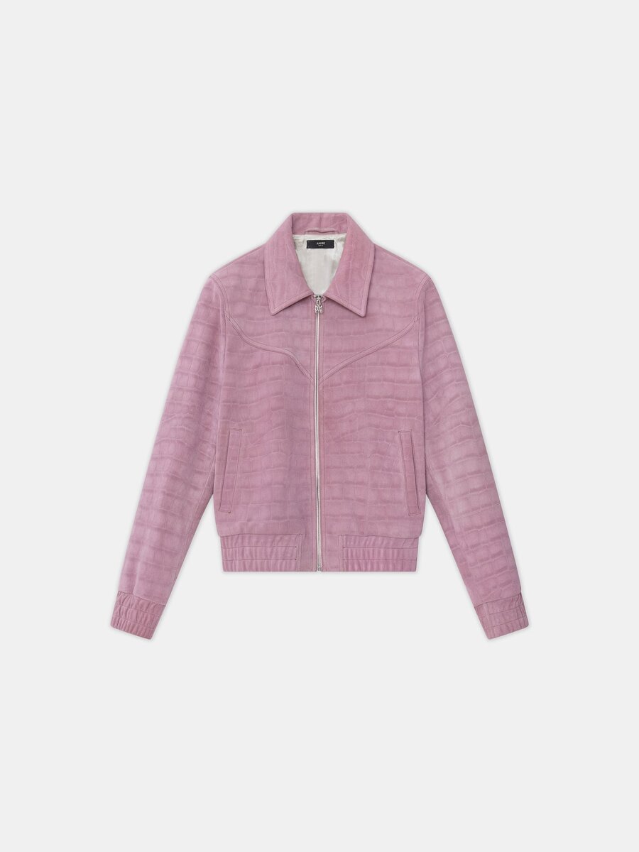 WESTERN-JACKE AUS KROKODIL-WILDLEDER FÜR DAMEN
